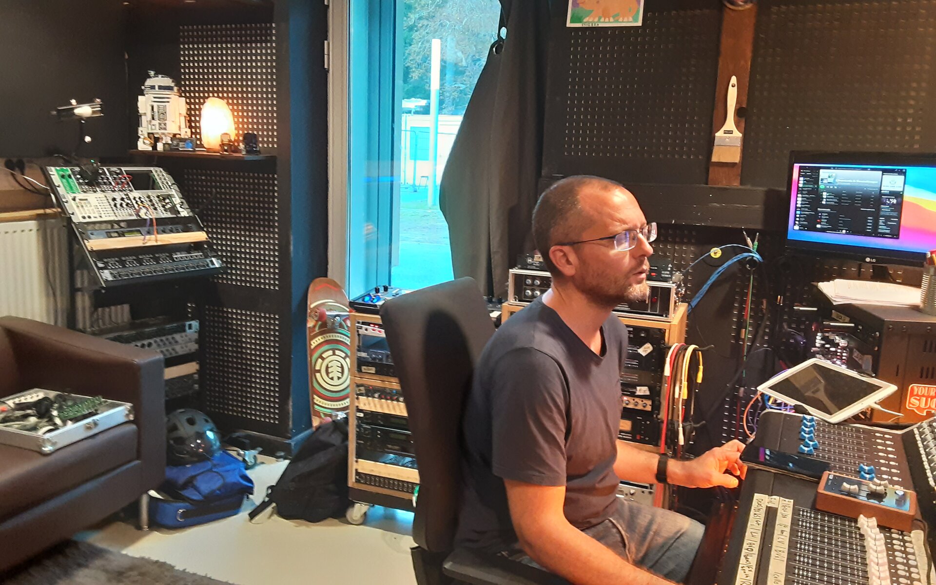 Yaël au studio